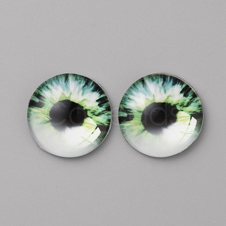 Glass Cabochons GLAA-WH0033-75F-03-1