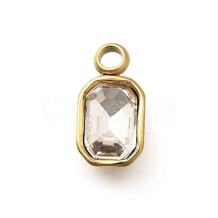 304 Stainless Steel Pendants STAS-Q346-03G-10-1
