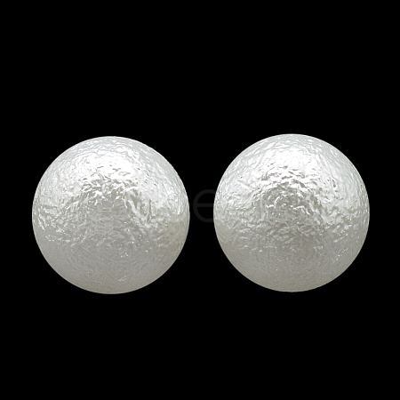 Imitation Pearl Acrylic Beads ACRP-R008-8mm-01-1
