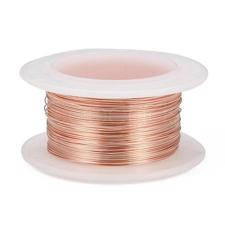 Round Copper Jewelry Wire CWIR-I002-0.4mm-RG-NR-1