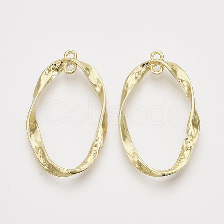 Alloy  2-Loop Link Pendants PALLOY-S121-114-1