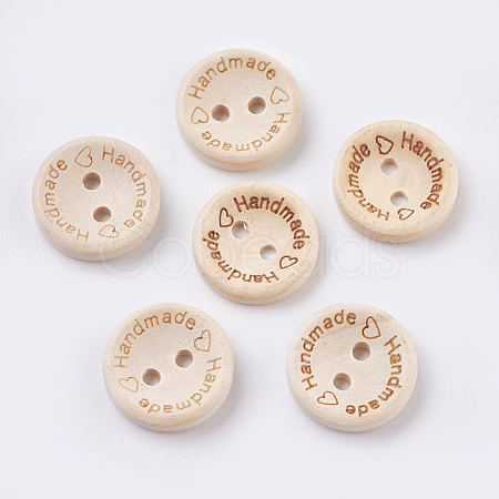 Wooden Buttons BUTT-K007-11A-1