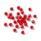 Imitation Austrian Crystal Beads, Grade AAA, K9 Glass, Faceted(32 Facets), Round, Red, 6mm, Hole: 0.7~0.9mm