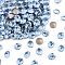 Preciosa&reg MAXIMA Crystal Round Stones, Czech Crystal, Dura Foiling, Round(431 11 615 Chaton), 30020 Light Sapphire, SS45(9.85~10.2mm)