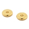 Brass Spacer Beads, Flat Round/Disc, Real 18K Gold Plated, 6x1mm, Hole: 1.5mm