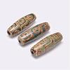 Tibetan Style 9-Eye dZi Beads  TDZI-G009-F04-1
