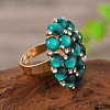 Transparent Resin with Alloy Finger Rings CX4663-2-4