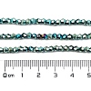 Transparent Electroplate Glass Beads Strands EGLA-A039-T3mm-UA06-4