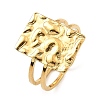 304 Stainless Steel Open Cuff Rings RJEW-Z018-17G-1