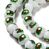 Printing Glass Beads for Necklaces Bracelets Making GLAA-B020-02A-02-4