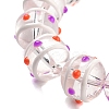 Glass with Enamel Beads Strands GLAA-M047-01B-3