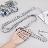 Polyester Fiber Army Shoulder Aiguillette Gold Wire Cord AJEW-WH0475-97B-3