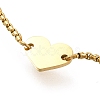 Ion Plating(IP) 304 Stainless Steel Box Chain Slider Bracelets BJEW-M233-06G-2