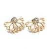 Ring & Flower & Butterfly Stud Earrings EJEW-D277-03G-2