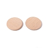 Unfinished Natural Beech Wood Cabochons WOOD-E010-10-2