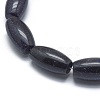 Synthetic Blue Goldstone Beads Strands G-G793-14A-02-3