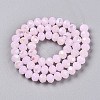 Electroplate Glass Beads Strands EGLA-A044-J8mm-L02-4