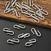 20Pcs Tibetan Style Alloy S-Hook Clasps TIBE-YW0002-04AS-1
