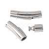 Tarnish Resistant Column 316 Surgical Stainless Steel Bayonet Clasps STAS-A021-5mm-1