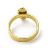 PVD Vacuum Plating 304 Stainless Steel Oval with Virgin Mary Finger Ring for Women RJEW-A013-02G-02-2