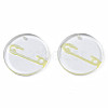 Transparent Resin Pendants RESI-N030-005C-2