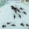 Waterproof PVC Self Adhesive Stickers STIC-WH20010-10-6