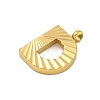 Ion Plating(IP) 304 Stainless Steel Charms STAS-G345-01G-D-2