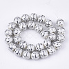 Electroplate Glass Beads Strands EGLA-S177-09B-07-2