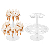 2-Tier Acrylic Riser Display Stands for Ice Cream Cone ODIS-WH0043-247-1