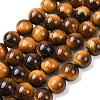 Natural Tiger Eye Beads Strands G-H329-C07-14mm-2