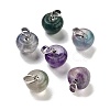 Natural  Fluorite Teacher Apple Charms G-Z022-02A-P-1