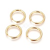 Ion Plating(IP) 304 Stainless Steel Hoop Earrings EJEW-P177-G-21-2