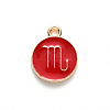 Alloy Enamel Pendants ENAM-S124-01B-07L-2