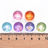 1-Hole Transparent Acrylic Buttons TACR-S154-50B-4