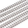 Non-Tarnish Handmade 304 Stainless Steel Cuban Link Chains STAS-F229-07B-P-1