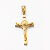 Easter Theme Hot Unisex 201 Stainless Steel Crucifix Cross Pendants STAS-F010-24-2
