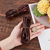 Flat Leather Jewelry Cord WL-GF0001-06C-02-3