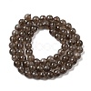 Natural Smoky Quartz Beads Strands X-G-B167-A09-6mm-3