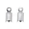 Tarnish Resistant 304 Stainless Steel Folding Crimp Ends STAS-F040-45-P-1