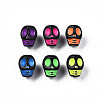 Opaque Black Acrylic Beads X-MACR-N012-15-2
