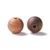 Natural Sandalwood Beads WOOD-F008-02F-3