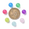 Imitation Jade Acrylic Beads X-SACR-S188-10mm-M-5