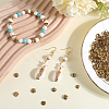 240Pcs 8 Styles Tibetan Style Alloy Flower Beads Caps FIND-SP0001-64-4