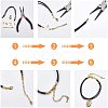 Brass Cord Ends LS-EC041-G-4