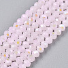 Electroplate Glass Beads Strands EGLA-A044-J2mm-L02-5