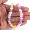 Handmade Polymer Clay Beads Strands CLAY-T020-09F-5