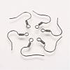 Brass Earring Hooks KK-Q363-B-NF-1