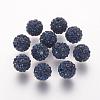 Polymer Clay Rhinestone Beads RB-K050-8mm-C15-1