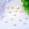 10 Pairs Brass Micro Pave Clear Cubic Zirconia Earring Hooks ZIRC-SZ0005-19B-3