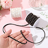 2 Rolls 2 Colors Faux Suede Cord with Aluminum Rivets OCOR-CY0001-03G-3